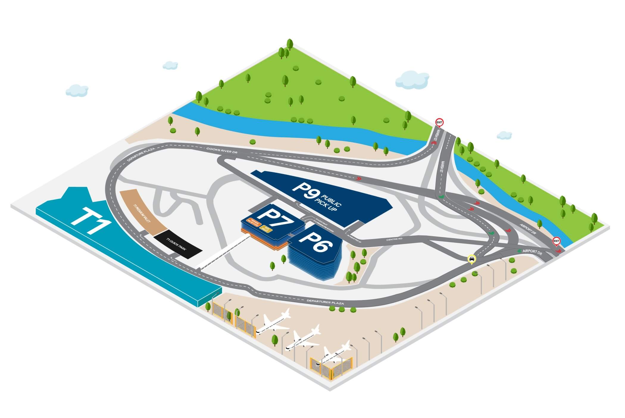 Sydney Airport International Precinct Car Parks