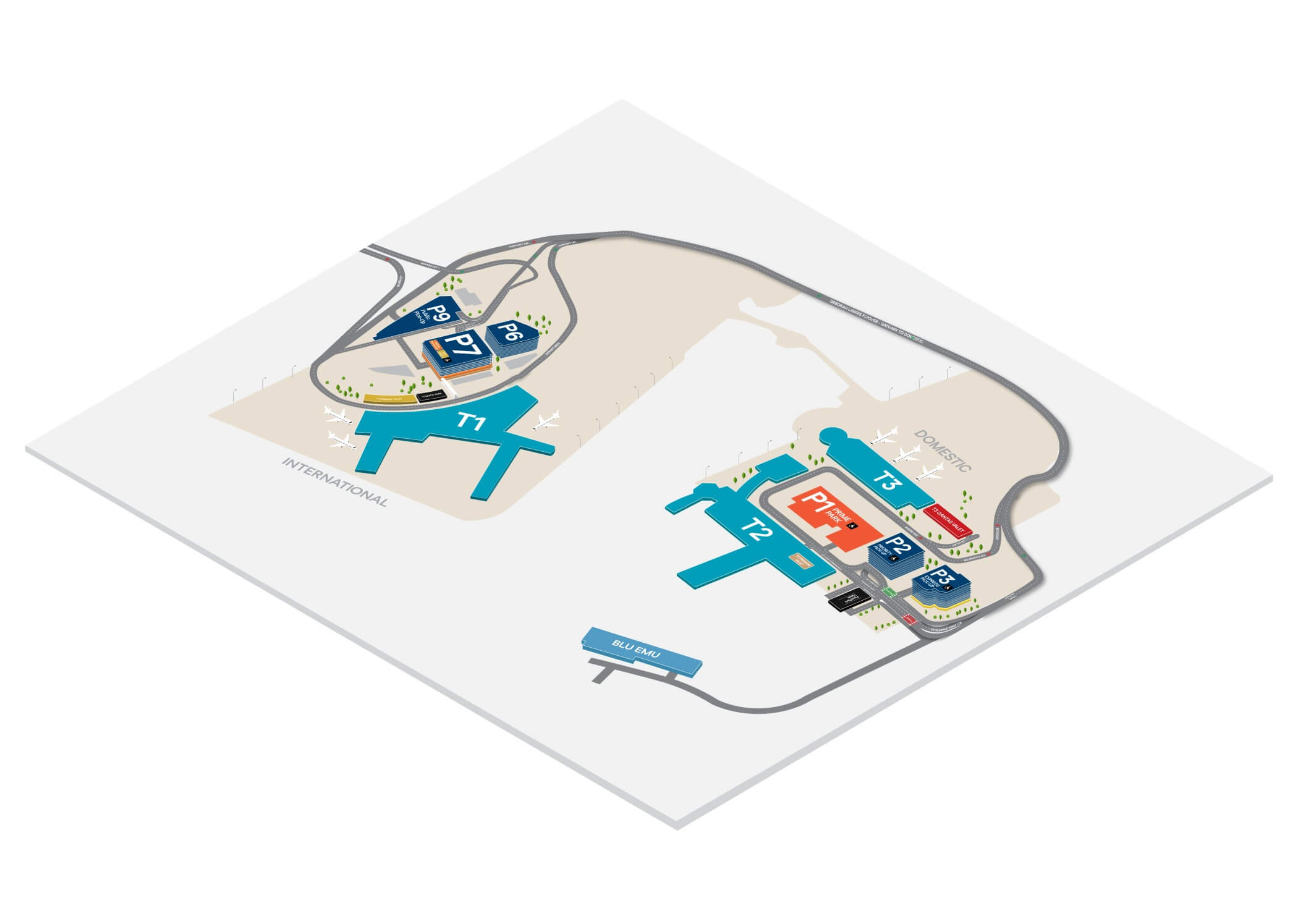 Sydney Airport International Precinct Car Parks